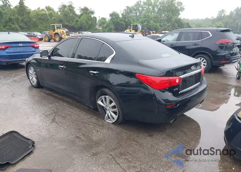 2016 Infiniti Q50 3.0T Premium z USA, uszkodzony, nr VIN JN1EV7AR1GM340874